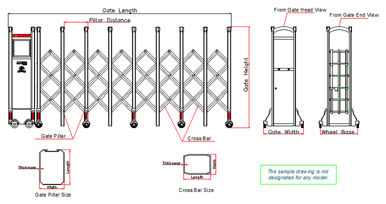 retractable-gate-size-instruction