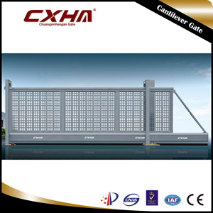 Main Entrance Aluminum Electric Cantilever Gate