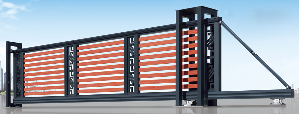 Wood-Like Electric Cantilever Sliding Gate