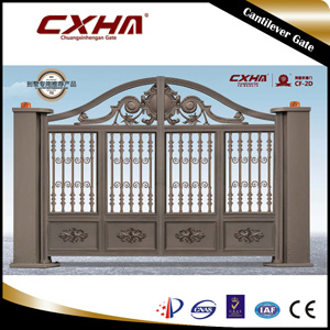 Aluminum Automatic Courtyard Gate (CF-2D-FI) - Automatic Gate Supplier ...