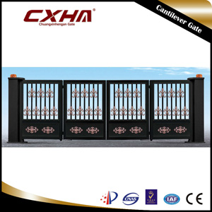 Double Sides Folding Cantilever Gate