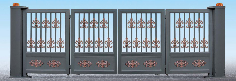 Aluminum Electric Collapsible Gate
